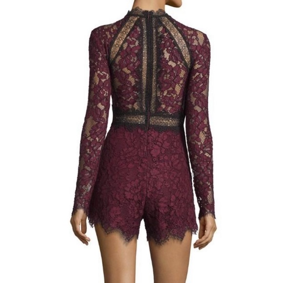 Alexis Eva Long Sleeve Lace Romper - Picture 5 of 9